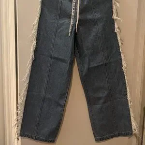 adidas Jeans Adidas X Kseniaschnaider Frayed Jeans Poshmark